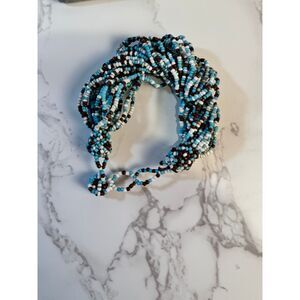 Artisan Made Seed Beaded Toggle Bracelet
